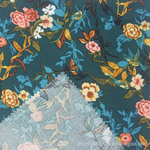 High quality popular printed broken fabric